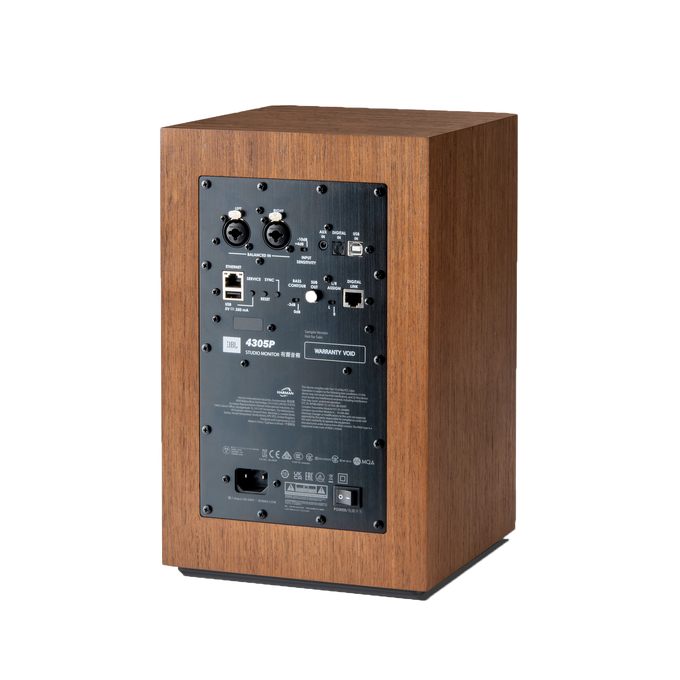 4305P Studio Monitor - Brown - Powered Bookshelf Loudspeaker System - Back image number null